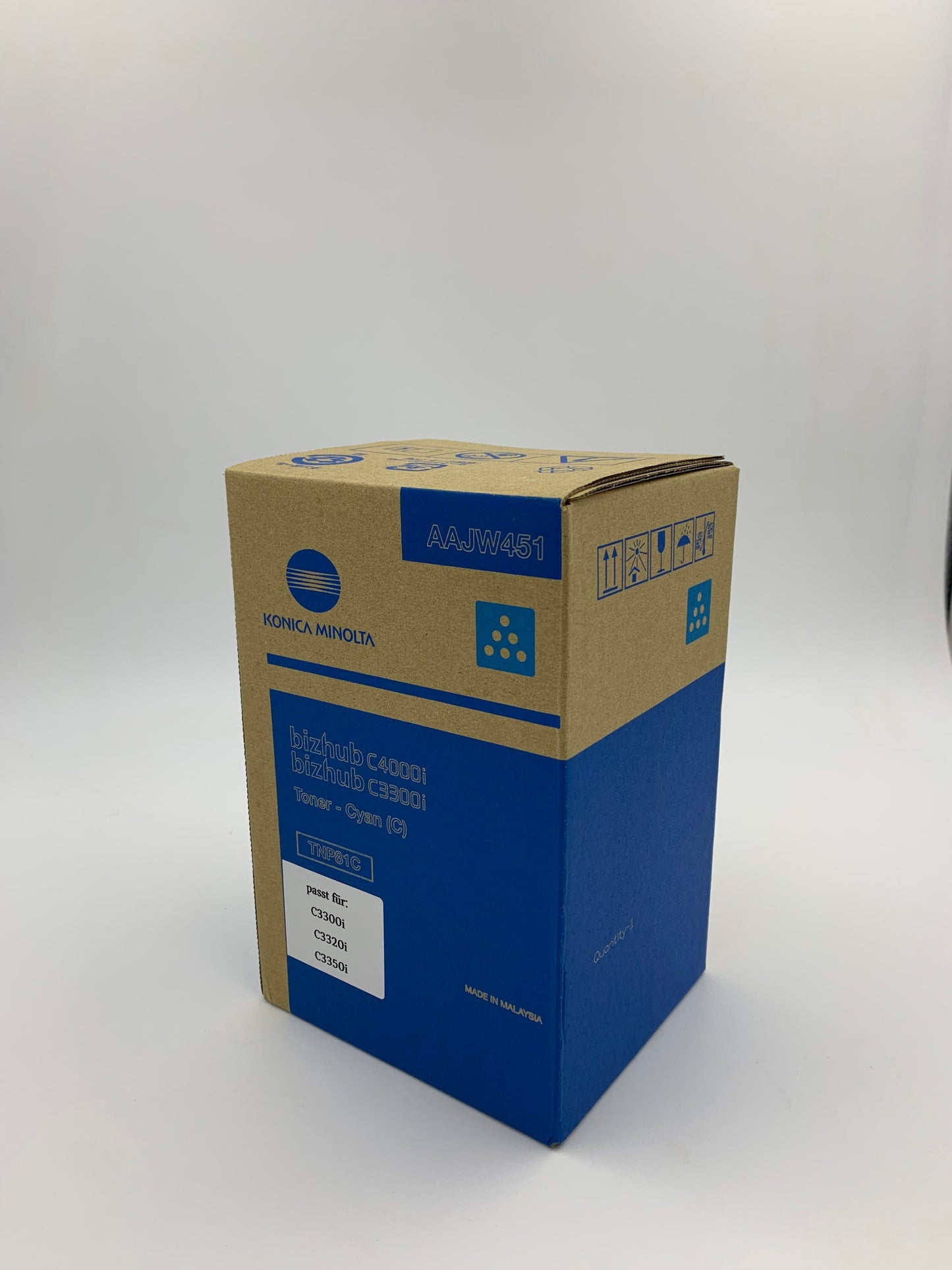 Konica Minolta Original Toner cyan TNP81C bizhub C3300i | 4000i
