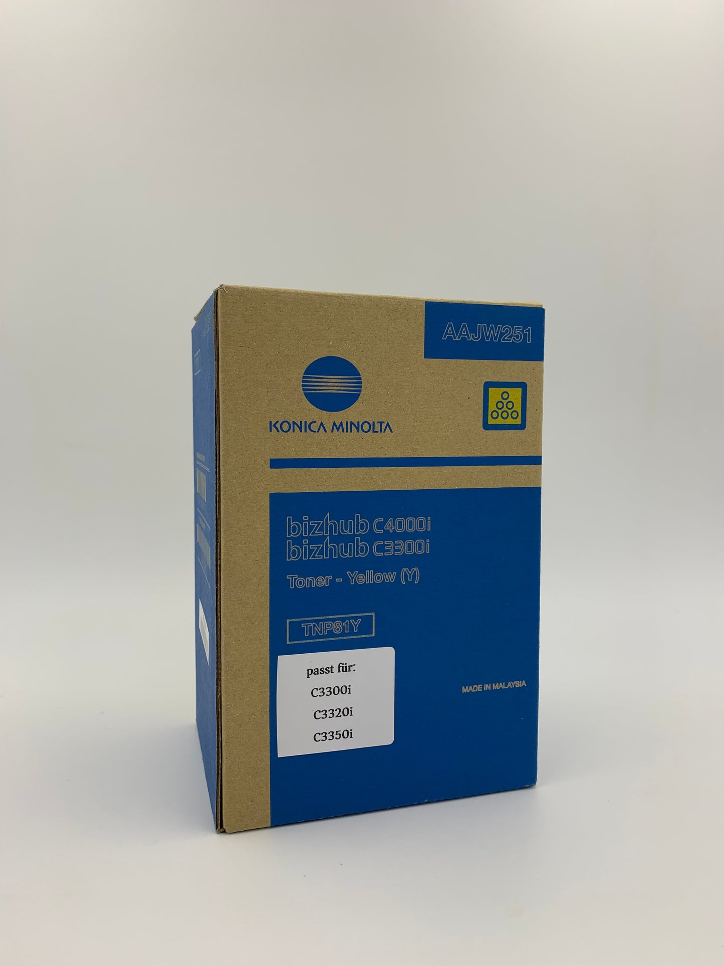 Konica Minolta Original Toner yellow TNP81Y bizhub C3300i | 4000i