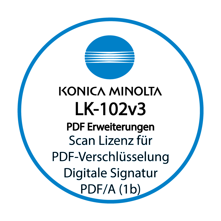 Konica Minolta - Scan Lizenz LK-102v3 - PDF Erweiterungen Lizenz