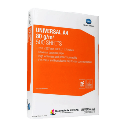 Konica Minolta Kopierpapier Universal 80g/m² 500 Blatt DINA4